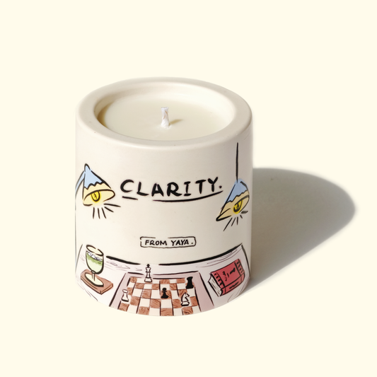 Clarity Essential Oil Candle | 100% Natural | Handmade | 40hrs Burn Time